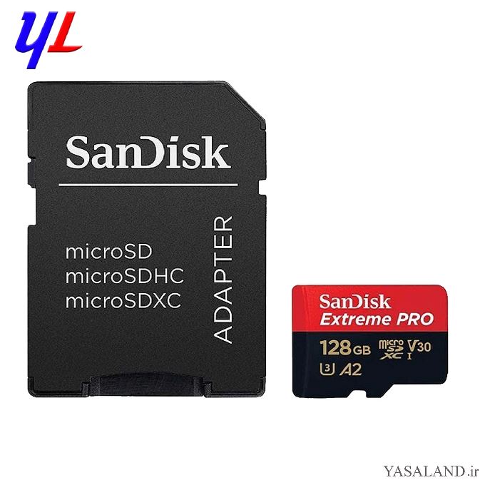 کارت حافظه سن دیسک میکرو اس دی با ظرفیت 128GB و سرعت 200MBps